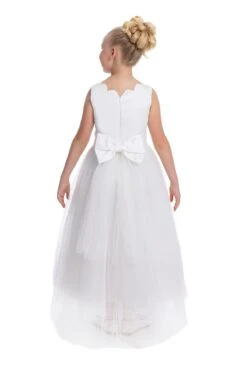 Tulle Maxi Dress In Off White Tutu Dress For Girls(Tulle Maxi Dress In Off White Tutu Dress For Girls) -Mia Bambina Store mia bambina boutique Tulle Maxi Dress in Off White Tutu Dress for Girls 4