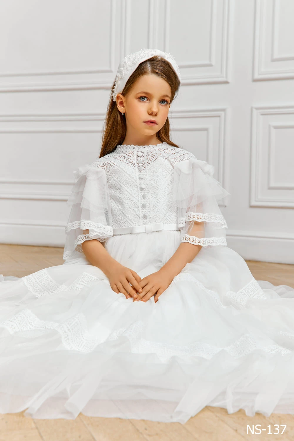 Bohemian Lace Dress For First Communion(Bohemian Lace Dress For First Communion) 2 Bohemian Lace Dress For First Communion(Bohemian Lace Dress For First Communion) - Image 2