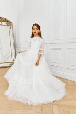 Bohemian Lace Dress For First Communion(Bohemian Lace Dress For First Communion)