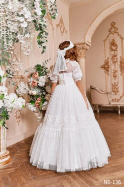 Boho Ballgown Dress For First Communion(Boho Ballgown Dress For First Communion) -Mia Bambina Store mia bambina boutique boho ballgown dress for first communion 2