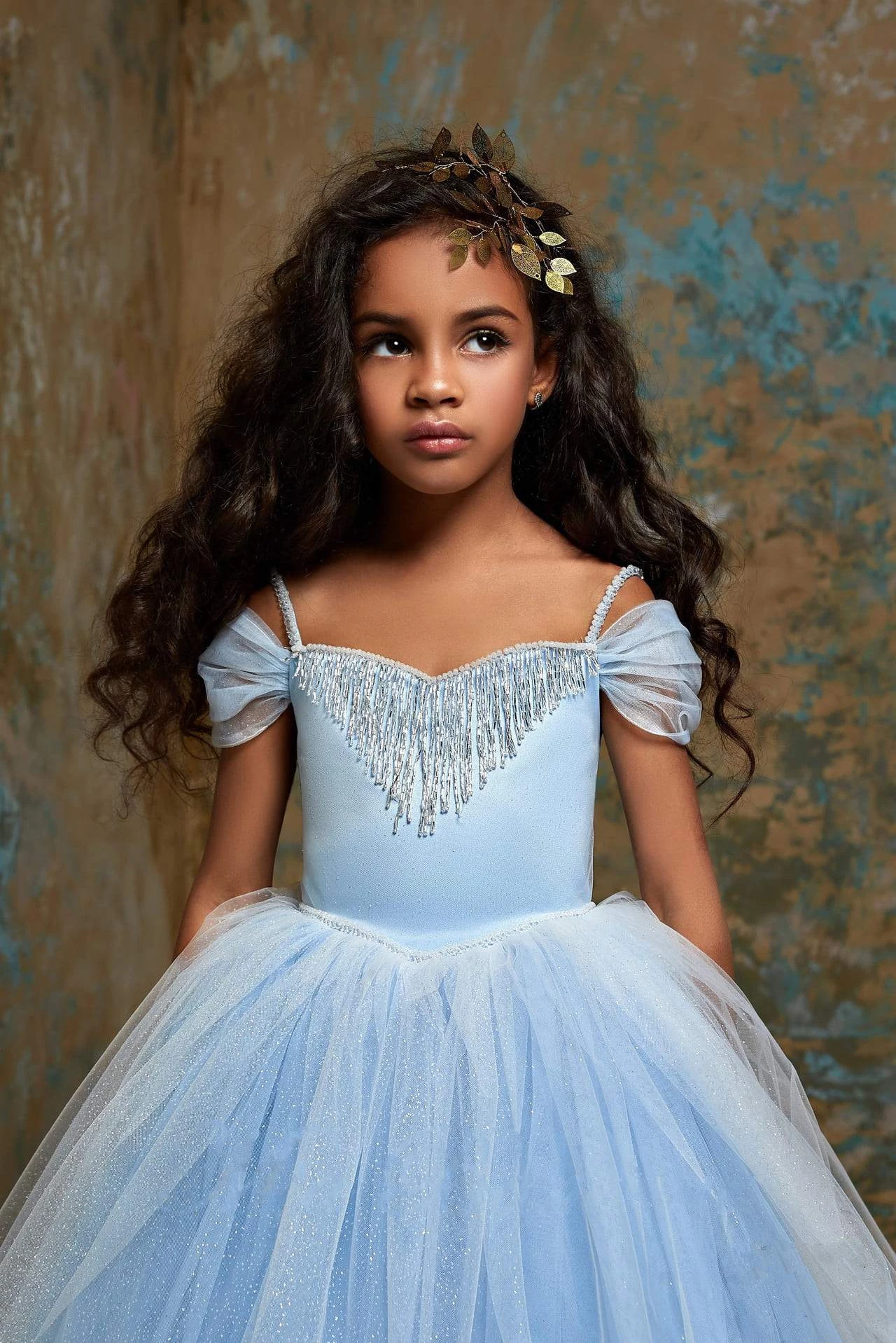 Cinderella Blue Tulle Dress For Girls(Cinderella Blue Tulle Dress For Girls) 2 Cinderella Blue Tulle Dress For Girls(Cinderella Blue Tulle Dress For Girls) - Image 2