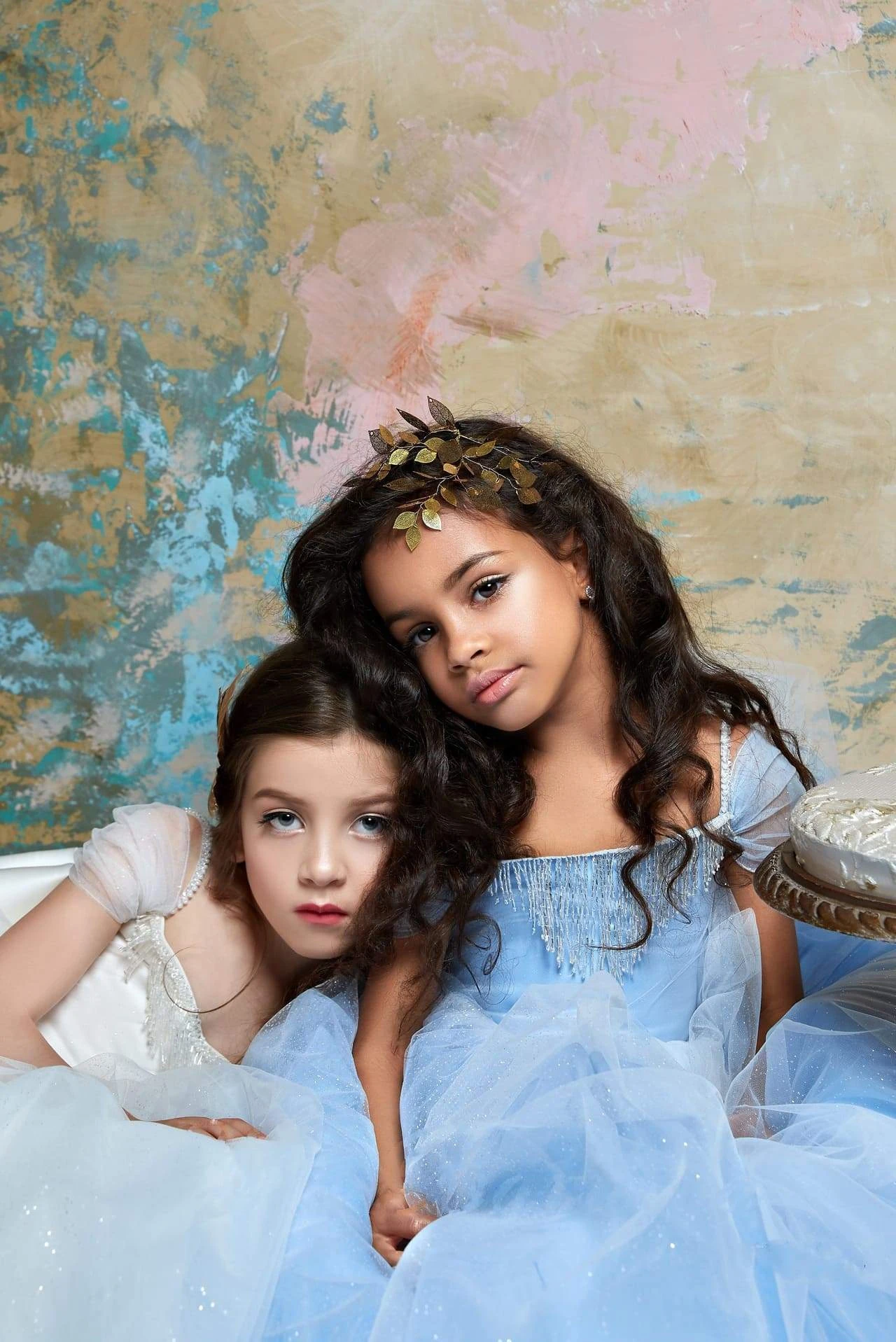 Cinderella Blue Tulle Dress For Girls(Cinderella Blue Tulle Dress For Girls) 3 Cinderella Blue Tulle Dress For Girls(Cinderella Blue Tulle Dress For Girls) - Image 3