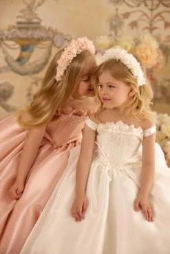 Floral Hairband For Girls | Matching Ivory & Blush Pink Headband For Special Occasion Dresses(Floral Hairband For Girls Matching Ivory Blush Pink Headband For Special Occasion Dresses)