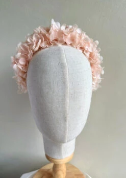 Floral Hairband For Girls | Matching Ivory & Blush Pink Headband For Special Occasion Dresses(Floral Hairband For Girls Matching Ivory Blush Pink Headband For Special Occasion Dresses) -Mia Bambina Store mia bambina boutique floral hairband for girls matching ivory blush pink headband for special occasion dresses 3