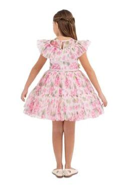 Girls' Garden Rose Dress With Ruffles(Girls Garden Rose Dress With Ruffles Sizes 4t 8) -Mia Bambina Store mia bambina boutique girls garden rose dress with ruffles sizes 4t 8 6
