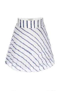 Nautical Summer Skirt Outfit For Girls(Girls Nautical Charm Cold Shoulder Tshirt Skirt) -Mia Bambina Store mia bambina boutique girls nautical charm cold shoulder tshirt skirt 5