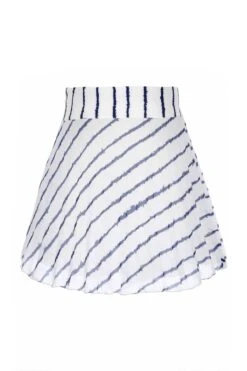 Nautical Summer Skirt Outfit For Girls(Girls Nautical Charm Cold Shoulder Tshirt Skirt) -Mia Bambina Store mia bambina boutique girls nautical charm cold shoulder tshirt skirt 6