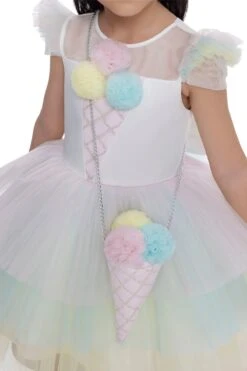 Girls Rainbow Birthday Dress With A Long Tail(Girls Rainbow Birthday Dress With A Long Tail 3t 7) -Mia Bambina Store mia bambina boutique girls rainbow birthday dress with a long tail 4