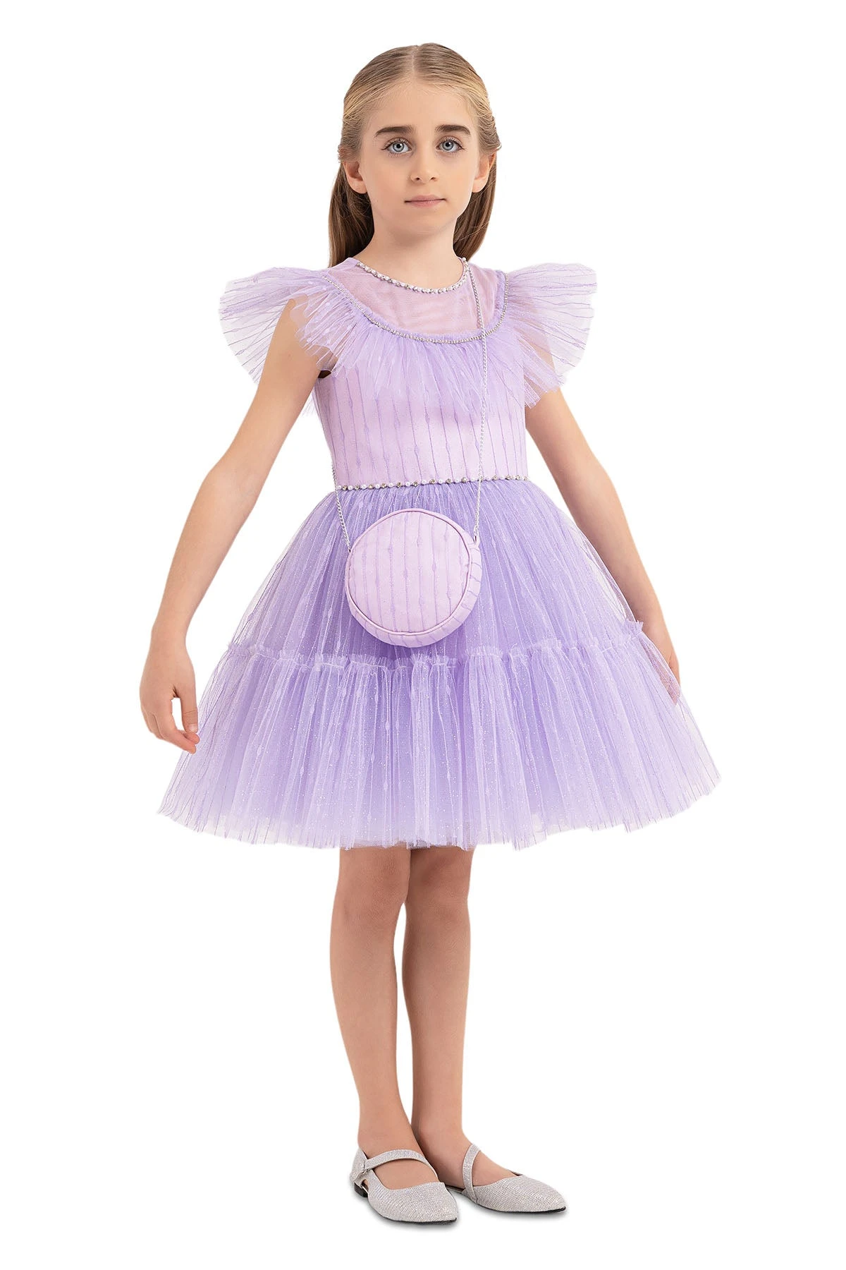 Girls Special Occasion Lilac Formal Dress(Girls Special Occasion Lilac Formal Dress 4t 8) 2 Girls Special Occasion Lilac Formal Dress(Girls Special Occasion Lilac Formal Dress 4t 8) - Image 2