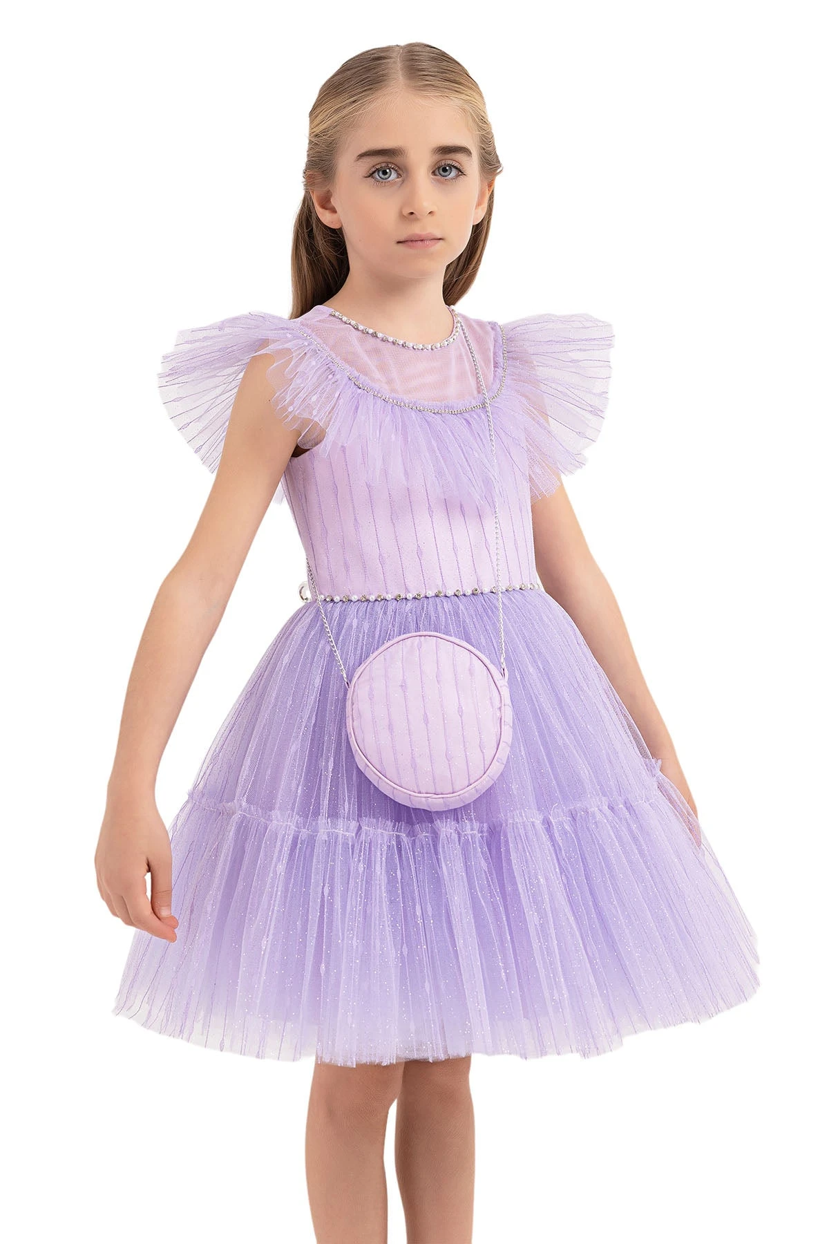 Girls Special Occasion Lilac Formal Dress(Girls Special Occasion Lilac Formal Dress 4t 8) 3 Girls Special Occasion Lilac Formal Dress(Girls Special Occasion Lilac Formal Dress 4t 8) - Image 3