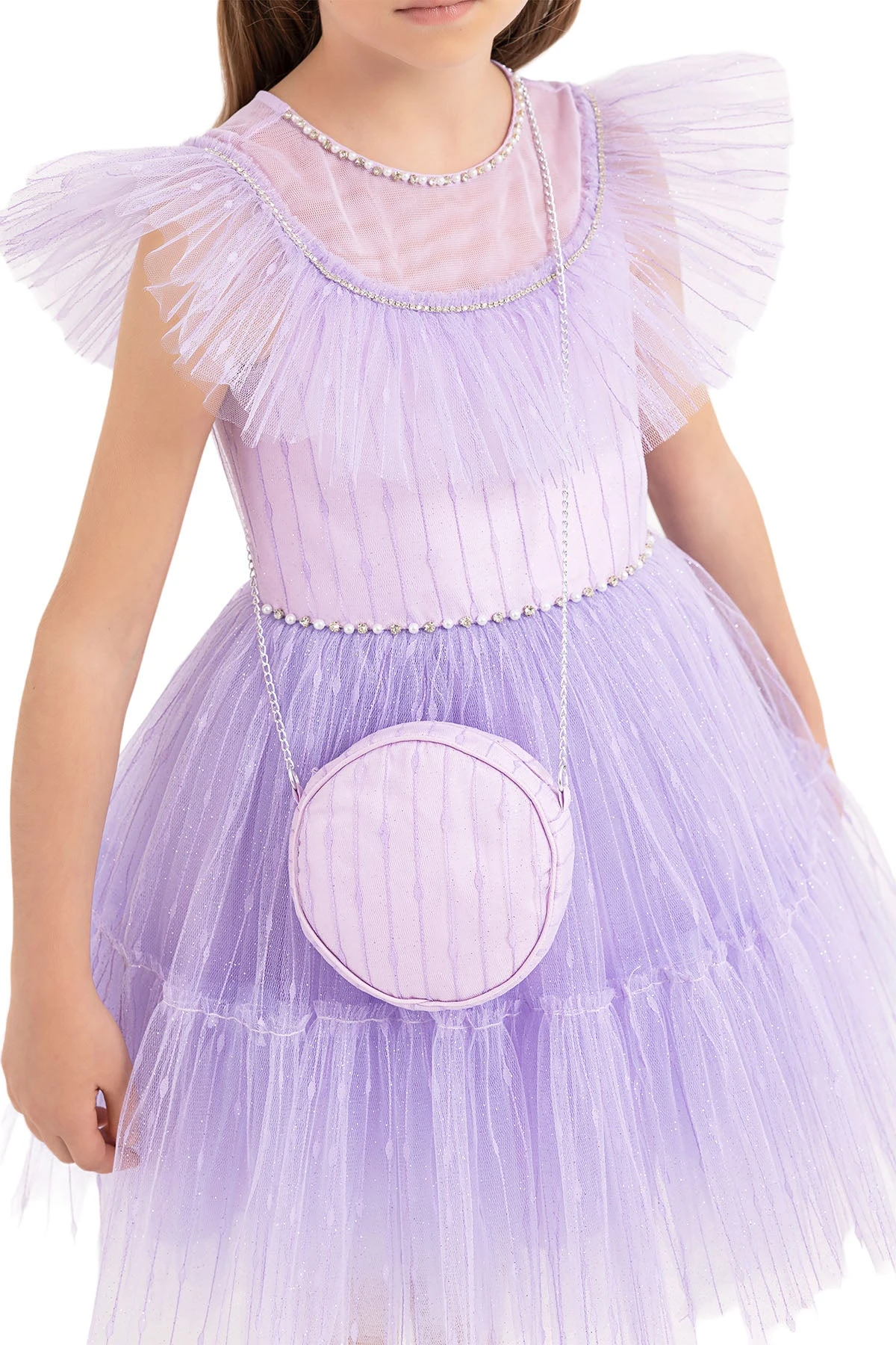Girls Special Occasion Lilac Formal Dress(Girls Special Occasion Lilac Formal Dress 4t 8) 4 Girls Special Occasion Lilac Formal Dress(Girls Special Occasion Lilac Formal Dress 4t 8) - Image 4