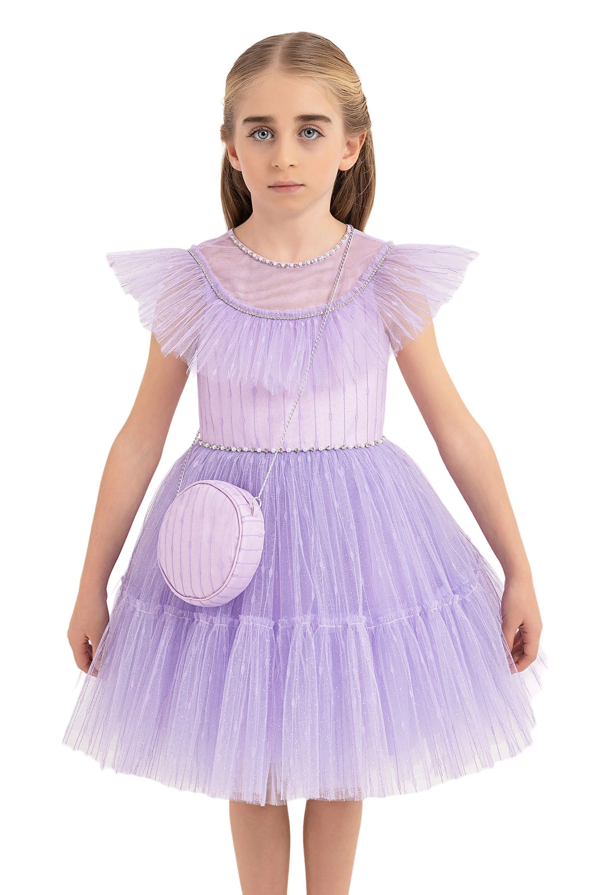 Girls Special Occasion Lilac Formal Dress(Girls Special Occasion Lilac Formal Dress 4t 8) 5 Girls Special Occasion Lilac Formal Dress(Girls Special Occasion Lilac Formal Dress 4t 8) - Image 5