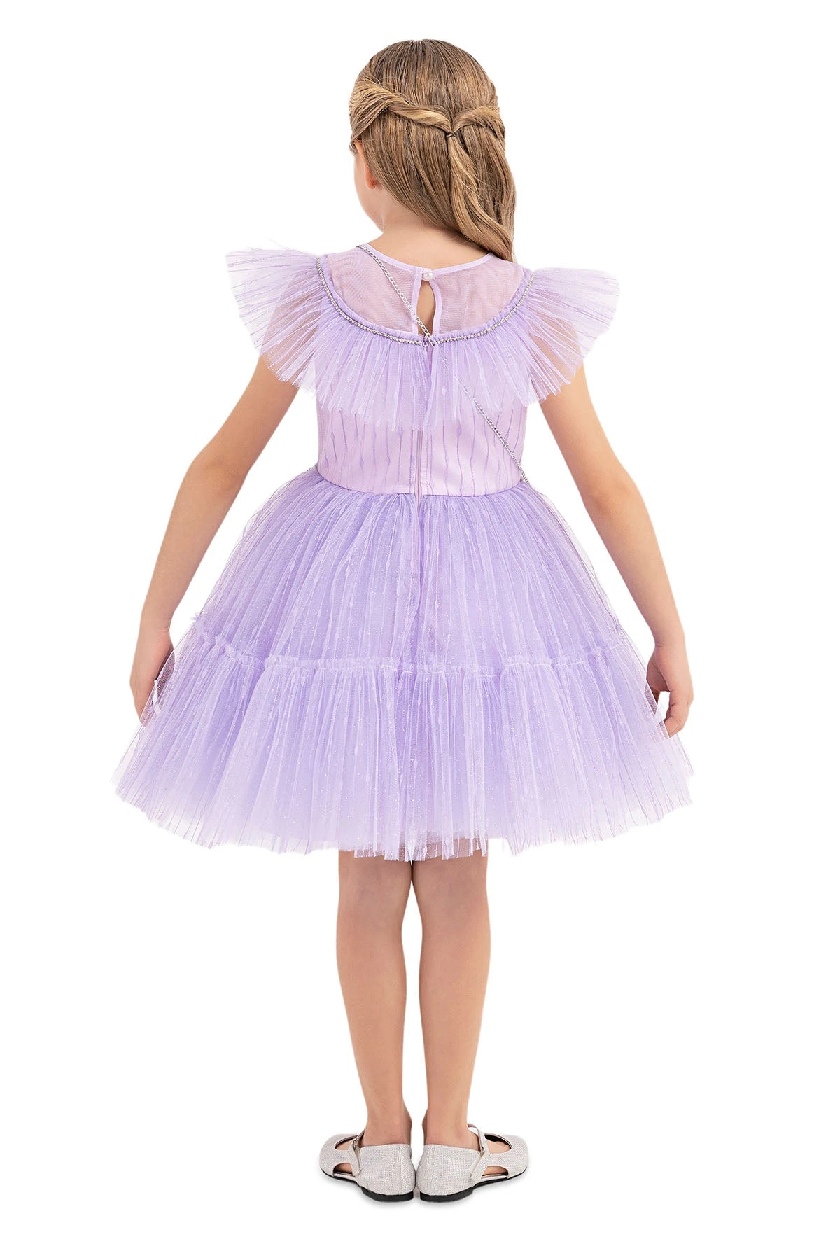 Girls Special Occasion Lilac Formal Dress(Girls Special Occasion Lilac Formal Dress 4t 8) 8 Girls Special Occasion Lilac Formal Dress(Girls Special Occasion Lilac Formal Dress 4t 8) - Image 8