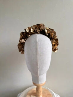 Gold Flower Headband For Girls | Elegant Wedding & Occasion Hair Accessory(Gold Flower Headband For Girls Elegant Wedding Occasion Hair Accessory) -Mia Bambina Store mia bambina boutique gold flower headband for girls elegant wedding occasion hair accessory 2