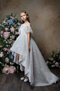 Jardine Hi-Low Boho Junior Bridesmaid Dress(Jardine Hi Low Boho Junior Bridesmaid Dress)