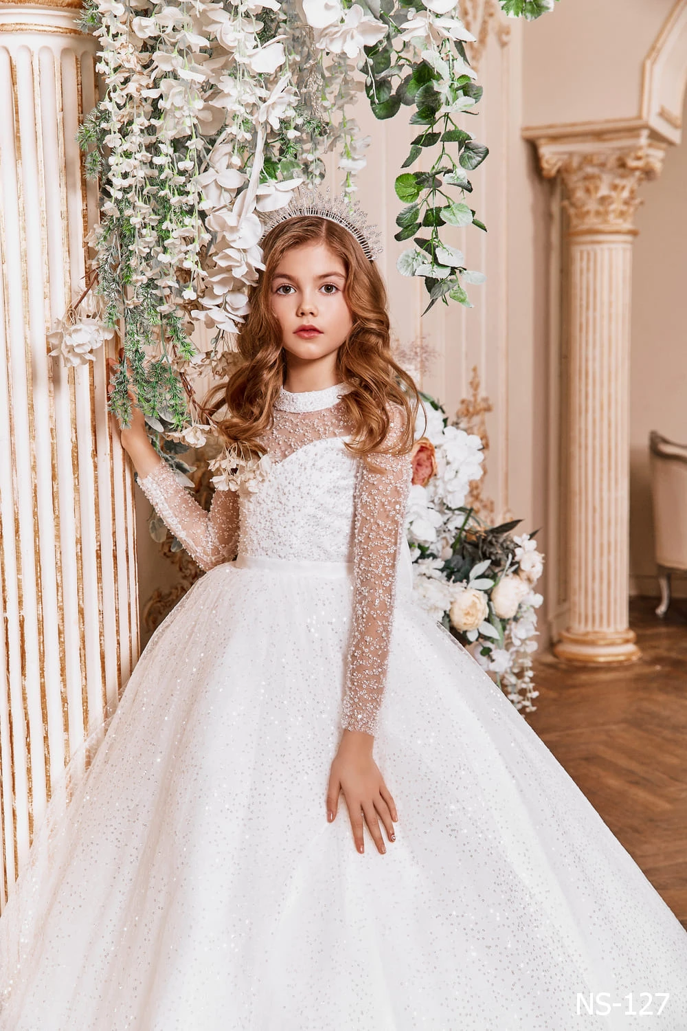 Long Glitter Dress With Long Sleeves(Long Glitter Dress With Long Sleeves) 2 Long Glitter Dress With Long Sleeves(Long Glitter Dress With Long Sleeves) - Image 2