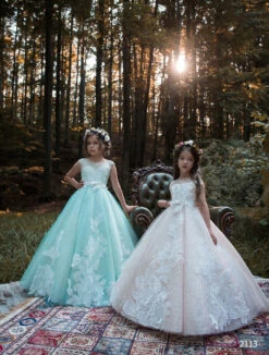 Malta Flower Girl Dress For Wedding(Malta Blush Flower Girl Dress For Wedding)