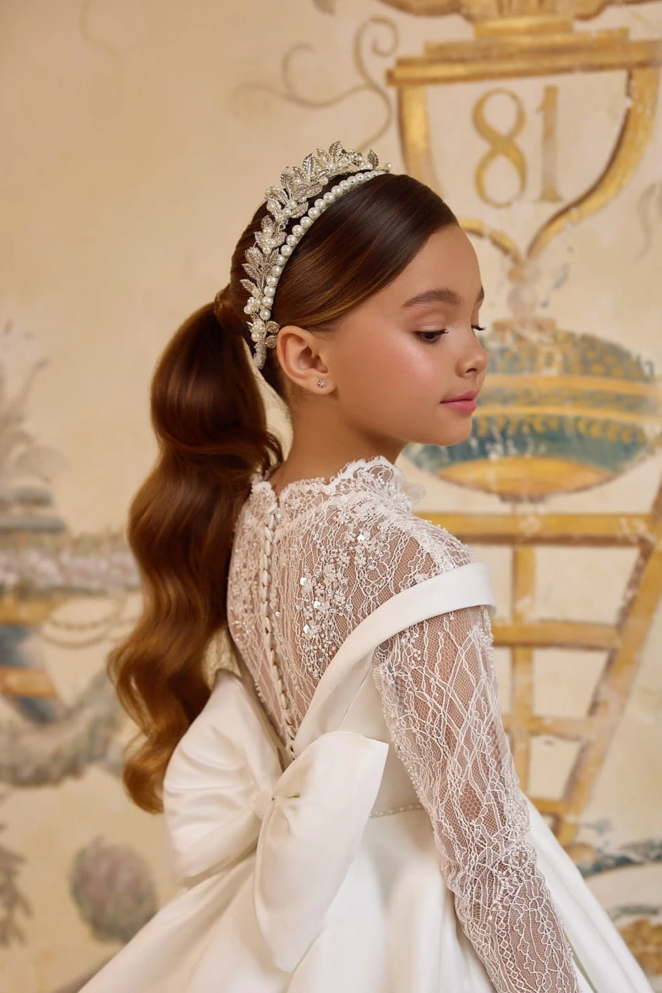 Pearl & Crystal Communion Hairpiece For Girls | Handmade First Communion Headband(Pearl Crystal Communion Hairpiece For Girls Handmade First Communion Headband) 1 Pearl & Crystal Communion Hairpiece For Girls | Handmade First Communion Headband(Pearl Crystal Communion Hairpiece For Girls Handmade First Communion Headband)