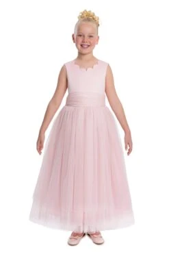 Pink Tulle Maxi Dress Long Tutu Dress For Girls(Pink Tulle Maxi Dress Long Tutu Dress For Girls)