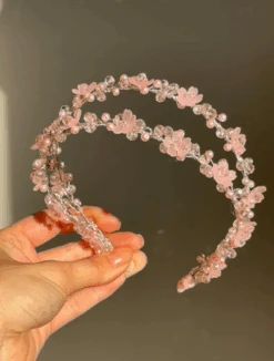 Pink Floral Communion Hairpiece – Double Headband For Girls(Pink Floral Communion Hairpiece Double Headband For Girls) 7 Pink Floral Communion Hairpiece – Double Headband For Girls(Pink Floral Communion Hairpiece Double Headband For Girls) -Mia Bambina Store mia bambina boutique pink floral communion hairpiece double headband for girls 3