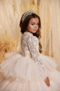 Princess Ball Gown Flower Girl Dress For Wedding(Princess Ball Gown Flower Girl Dress For Wedding) -Mia Bambina Store mia bambina boutique princess ball gown flower girl dress for wedding 2