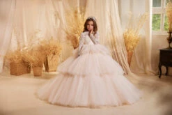 Princess Ball Gown Flower Girl Dress For Wedding(Princess Ball Gown Flower Girl Dress For Wedding) -Mia Bambina Store mia bambina boutique princess ball gown flower girl dress for wedding 4