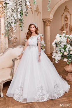 Rhinestone Wedding Dress For Junior Bridesmaid(Rhinestone Wedding Dress For Junior Bridesmaid)