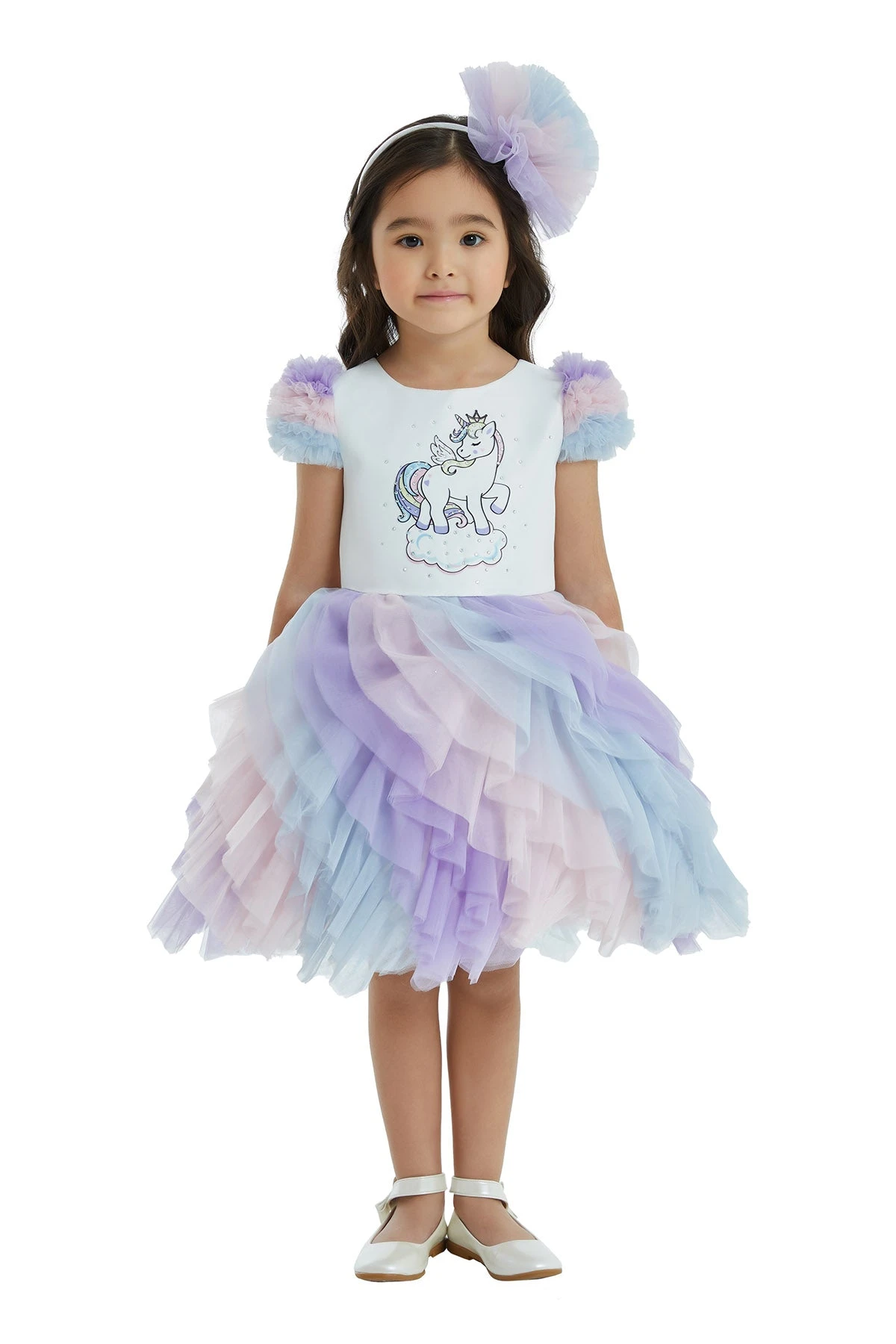 Ruffled Unicorn Birthday Tutu Dress For Girls(Unicorn Birthday Tutu Dress For Girls) 2 Ruffled Unicorn Birthday Tutu Dress For Girls(Unicorn Birthday Tutu Dress For Girls) - Image 2