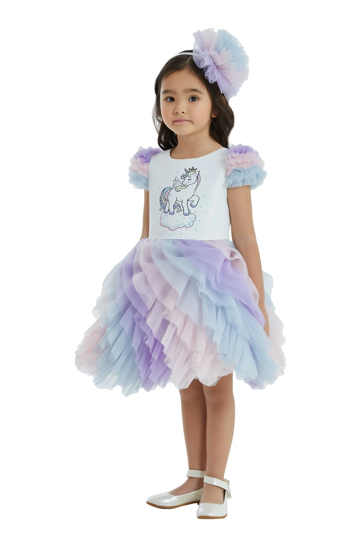 Ruffled Unicorn Birthday Tutu Dress For Girls(Unicorn Birthday Tutu Dress For Girls) 3 Ruffled Unicorn Birthday Tutu Dress For Girls(Unicorn Birthday Tutu Dress For Girls) - Image 3