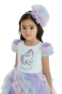 Ruffled Unicorn Birthday Tutu Dress For Girls(Unicorn Birthday Tutu Dress For Girls) 13 Ruffled Unicorn Birthday Tutu Dress For Girls(Unicorn Birthday Tutu Dress For Girls) -Mia Bambina Store mia bambina boutique ruffled unicorn birthday tutu dress for girls 3