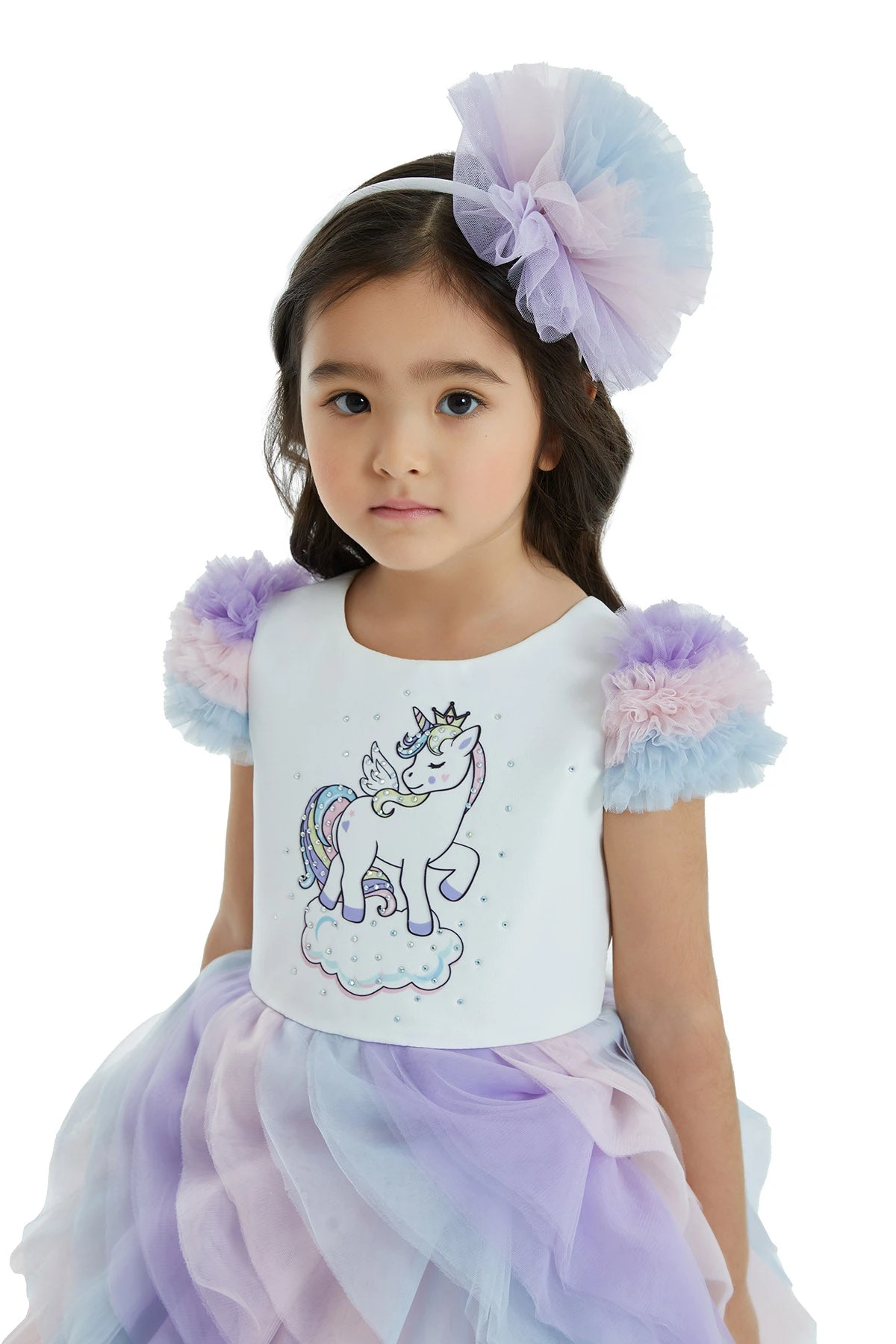 Ruffled Unicorn Birthday Tutu Dress For Girls(Unicorn Birthday Tutu Dress For Girls) 4 Ruffled Unicorn Birthday Tutu Dress For Girls(Unicorn Birthday Tutu Dress For Girls) - Image 4