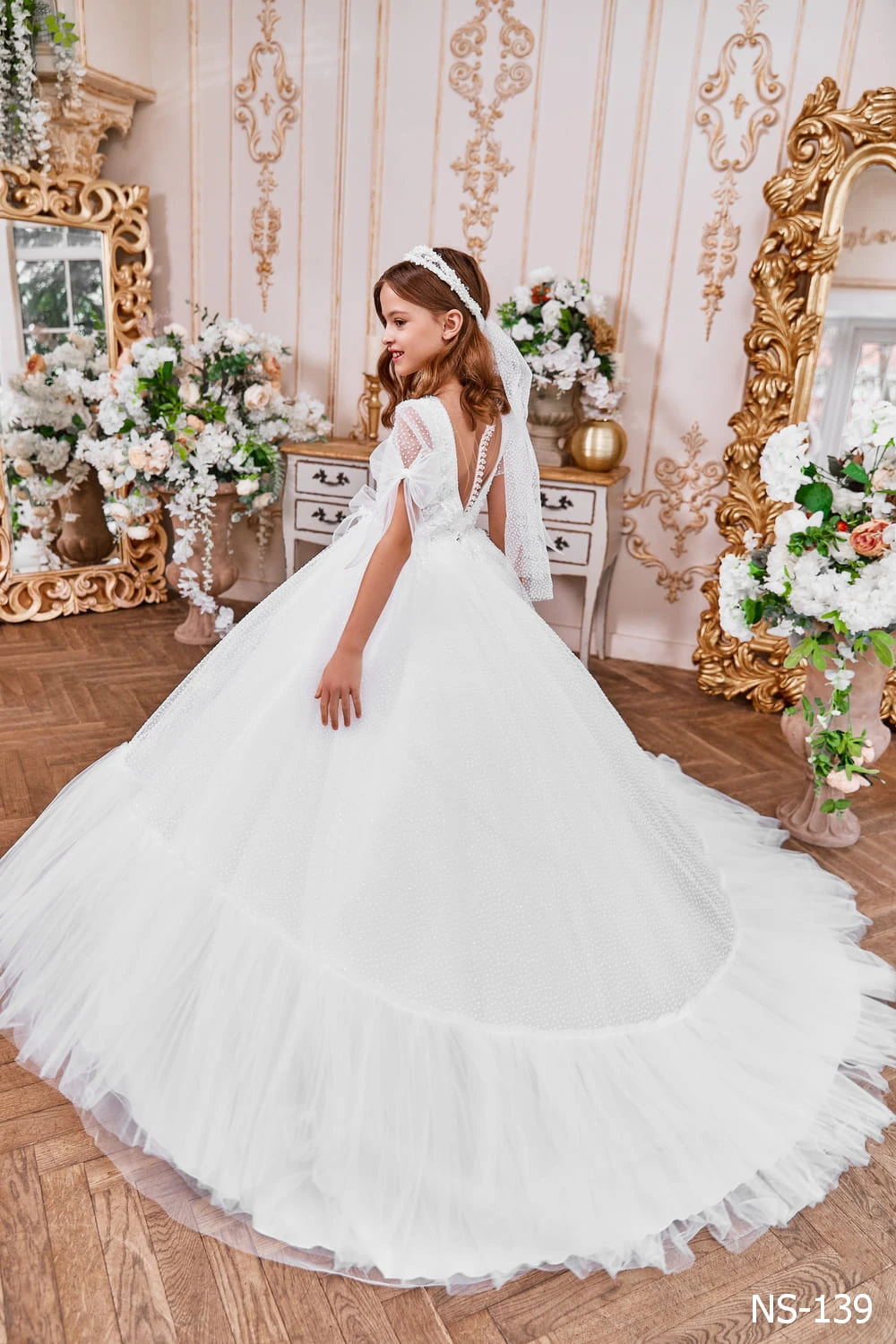 Vintage Inspired Dress For Junior Bridesmaid(Vintage Inspired Dress For Junior Bridesmaid) - Image 3