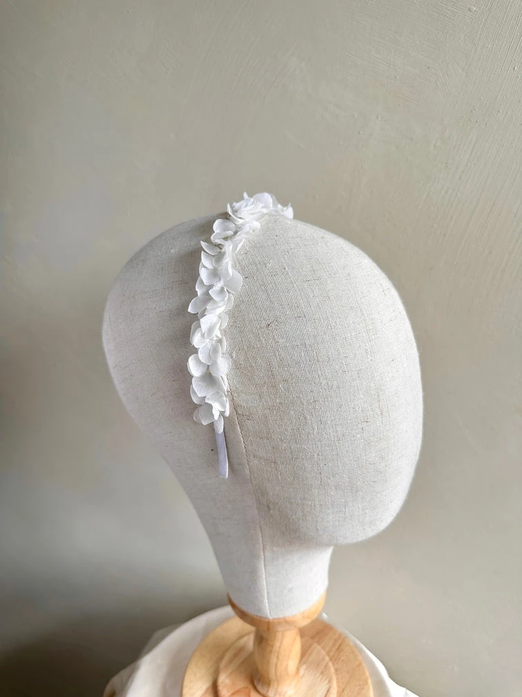 White Floral Hairpiece For Girls | Handmade First Communion & Flower Girl Headband(White Floral Hairpiece For Girls Handmade First Communion Flower Girl Headband) 2 White Floral Hairpiece For Girls | Handmade First Communion & Flower Girl Headband(White Floral Hairpiece For Girls Handmade First Communion Flower Girl Headband) - Image 2