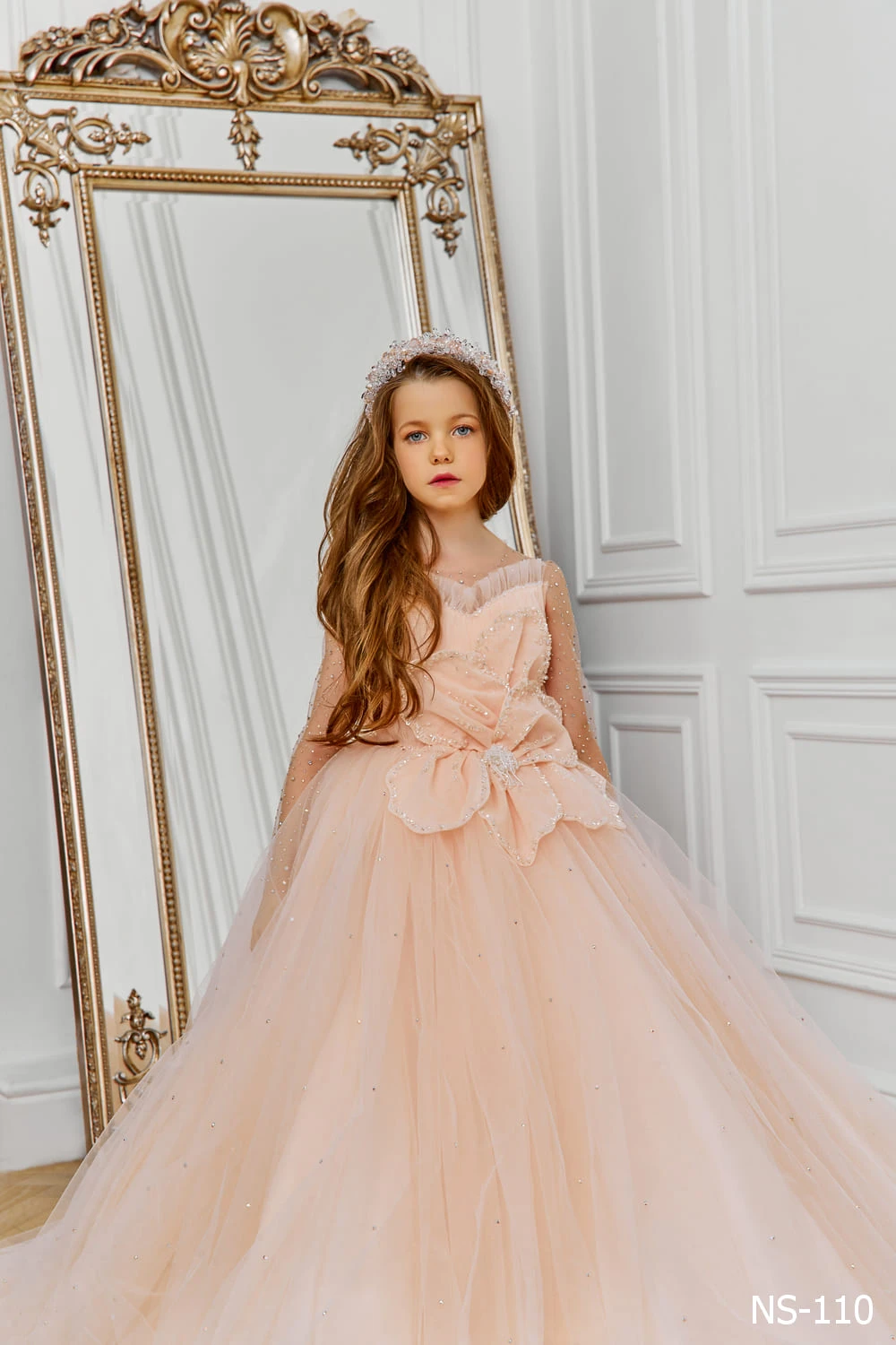 Pink Tulle Dress For Little Bridesmaid(Pink Tulle Dress For Little Bridesmaid) 3 Pink Tulle Dress For Little Bridesmaid(Pink Tulle Dress For Little Bridesmaid) - Image 3