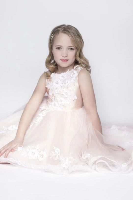 Valencia Blush High Low Dress In Size 7-8(Valencia Blush High Low Dress In Size 7 8) 6 Valencia Blush High Low Dress In Size 7-8(Valencia Blush High Low Dress In Size 7 8) - Image 6