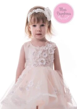 Valencia Blush High Low Dress In Size 7-8(Valencia Blush High Low Dress In Size 7 8) 10 Valencia Blush High Low Dress In Size 7-8(Valencia Blush High Low Dress In Size 7 8) -Mia Bambina Store valencia mia bambina boutique 13483865768001