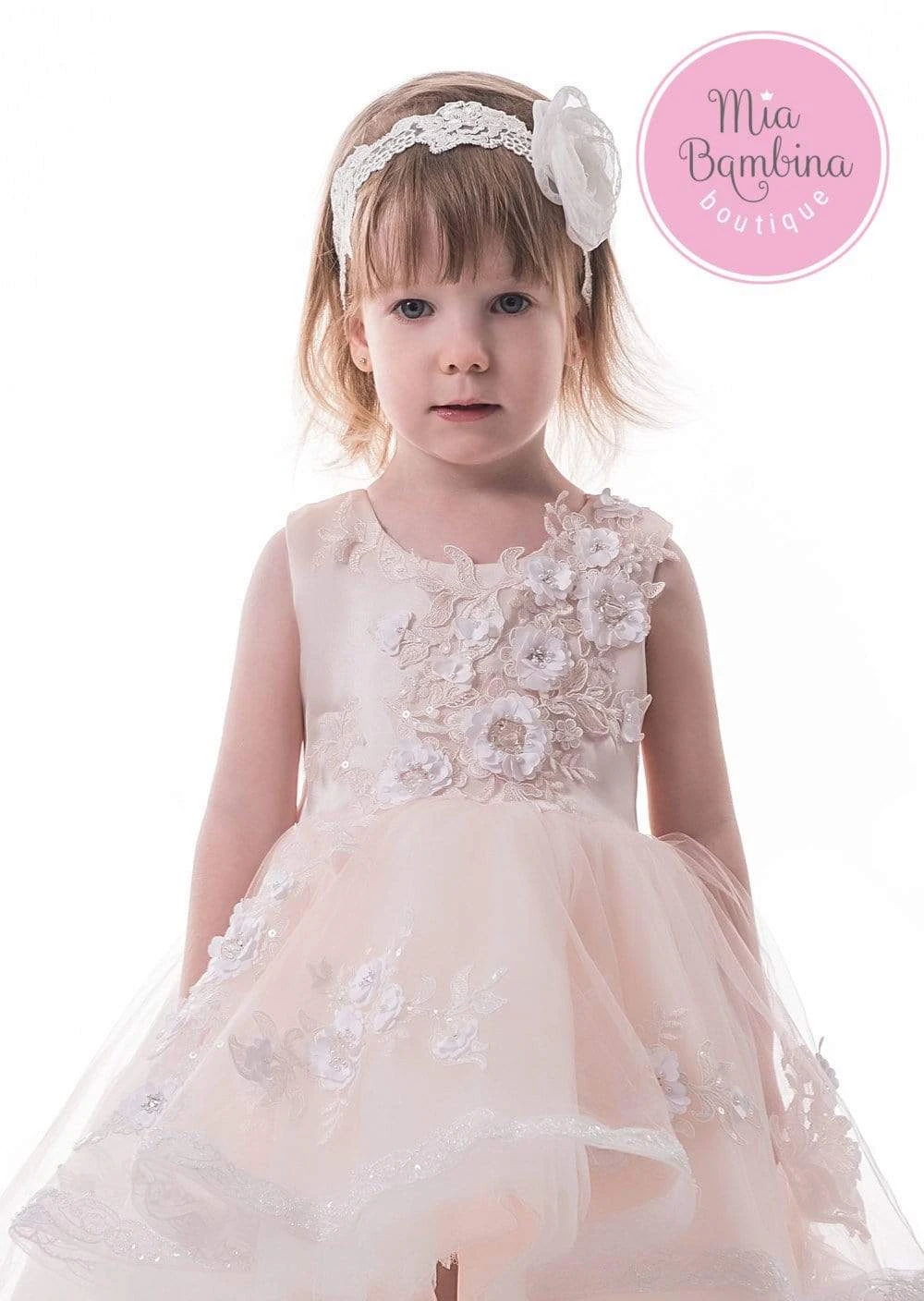 Valencia Blush High Low Dress In Size 7-8(Valencia Blush High Low Dress In Size 7 8) 5 Valencia Blush High Low Dress In Size 7-8(Valencia Blush High Low Dress In Size 7 8) - Image 5