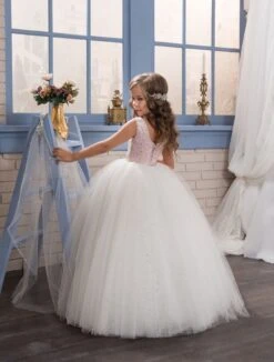Niagara Flower Girl Dress With Cape(Niagara Flower Girl Dress) -Mia Bambina Store viber image 2025 04 10 03 17 52 429